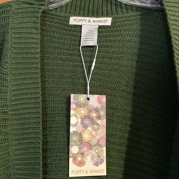 Poppy and Whimsy Cardigan. - Picture 2 of 3
